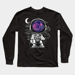 Astronaut Evergrow Crypto EGC Coin To The Moon Crypto Token Cryptocurrency Wallet Birthday Gift For Men Women Kids Long Sleeve T-Shirt